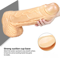 15.35in Huge Long Real Cock Dildo Realistic Texture Toy For Women