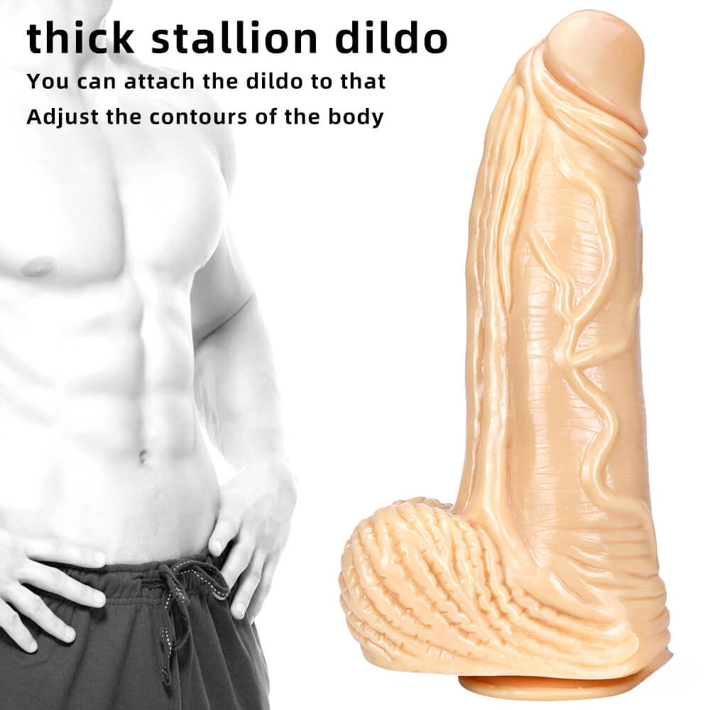 15.35in Huge Long Real Cock Dildo Realistic Texture Toy For Women
