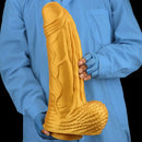 15.35in Huge Thick Silicone Soft Dildo Realistic Design For G-Spot