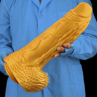15.35in Huge Thick Silicone Soft Dildo Realistic Design For G-Spot