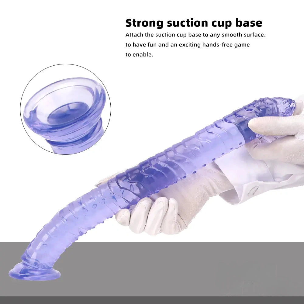 15.35in Long Huge Colorful Dildo For Anal Vaginal Expansion Sex Toy