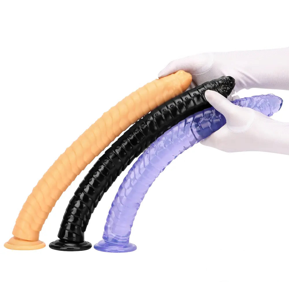 15.35in Long Huge Colorful Dildo For Anal Vaginal Expansion Sex Toy