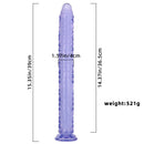 15.35in Long Huge Colorful Dildo For Anal Vaginal Expansion Sex Toy