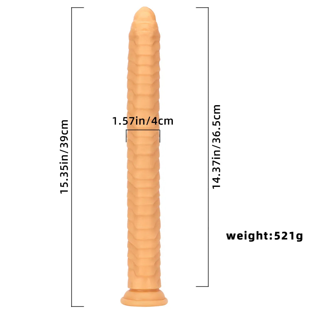 15.35in Long Huge Colorful Dildo For Anal Vaginal Expansion Sex Toy