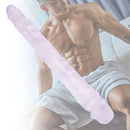 15.55" Dual Heads Real Feel Dildo Sex Toy For Women Using