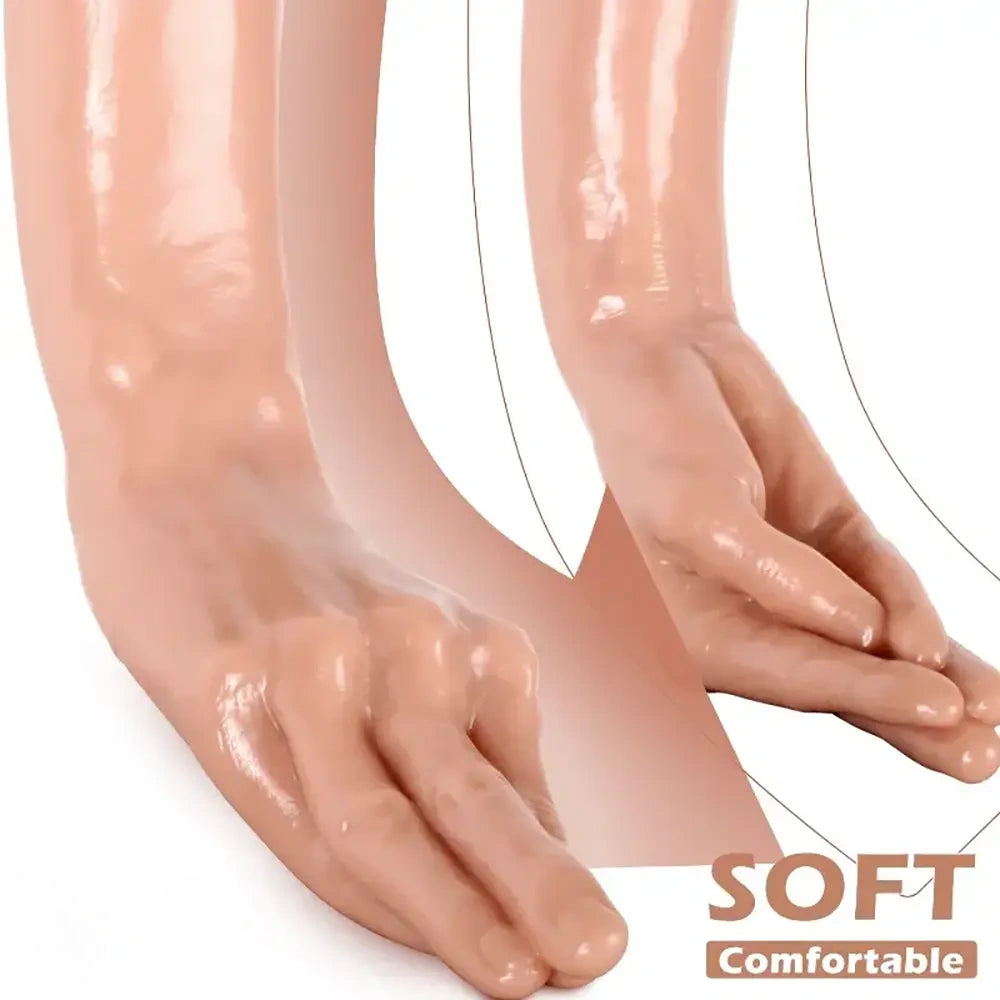 15.55in Extra Large Thick Long Hand Fist Dildo Anal Plug Dilator