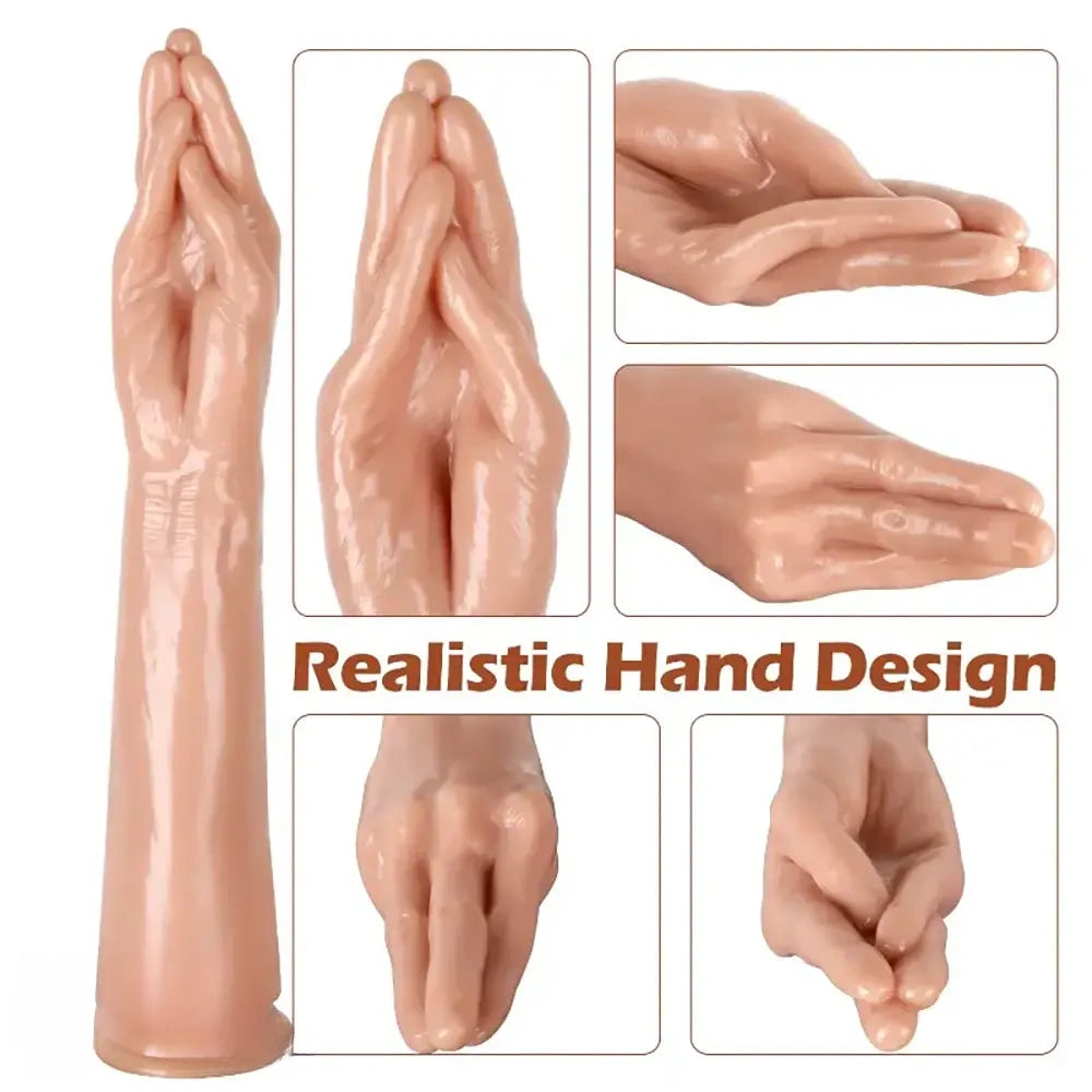 15.55in Extra Large Thick Long Hand Fist Dildo Anal Plug Dilator