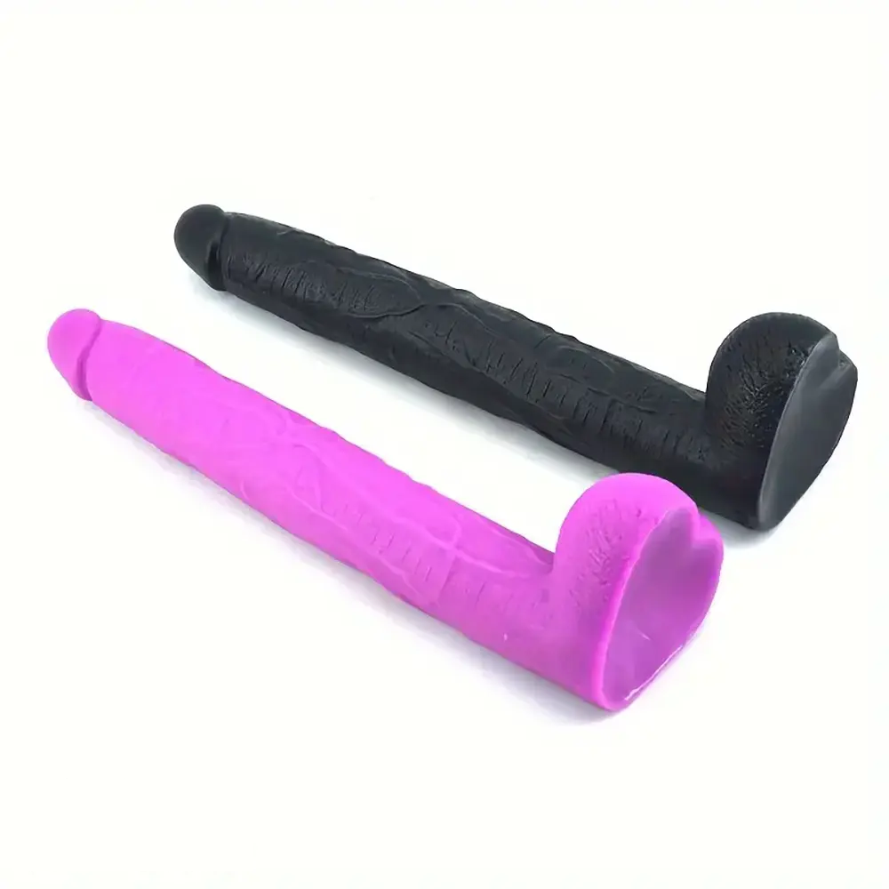 15.5in Big Long Real Dong Powerful Suction Cup Dildo For Stiff Cock