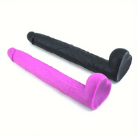15.5in Big Long Real Dong Powerful Suction Cup Dildo For Stiff Cock