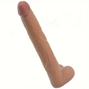 15.5in Big Long Real Dong Powerful Suction Cup Dildo For Stiff Cock