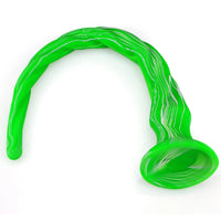 15.5in Extra Long Slim Big Spiral Silicone Soft Dildo BDSM Sex Toy