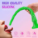 15.5in Extra Long Slim Big Spiral Silicone Soft Dildo BDSM Sex Toy