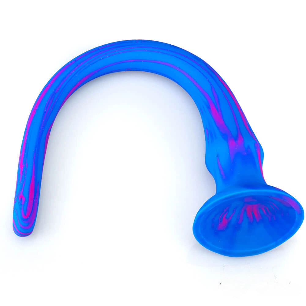 15.5in Super Long Slim Soft Dildo For Vagina Anus Masturbation