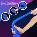 15.5in Super Long Slim Soft Dildo For Vagina Anus Masturbation
