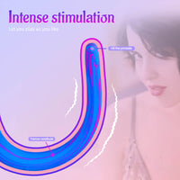 15.5in Super Long Slim Soft Dildo For Vagina Anus Masturbation