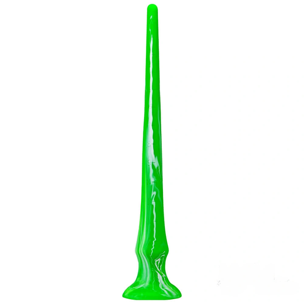 15.5in Super Long Slim Soft Dildo For Vagina Anus Masturbation