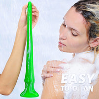 15.5in Super Long Slim Soft Dildo For Vagina Anus Masturbation