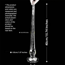 15.74in 19.68in Extra Long Huge Clear Measurable Scale Anal Plug Dildo