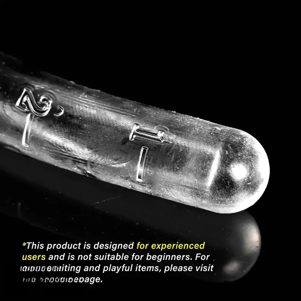 15.74in 19.68in Extra Long Huge Clear Measurable Scale Anal Plug Dildo