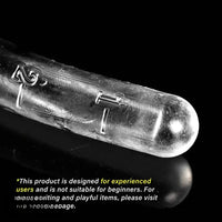 15.74in 19.68in Extra Long Huge Clear Measurable Scale Anal Plug Dildo
