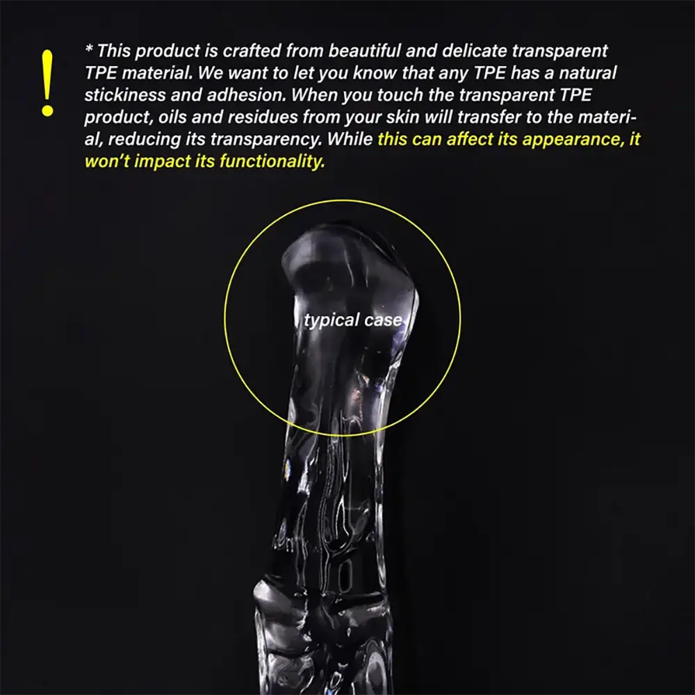15.74in 19.68in Extra Long Huge Clear Measurable Scale Anal Plug Dildo