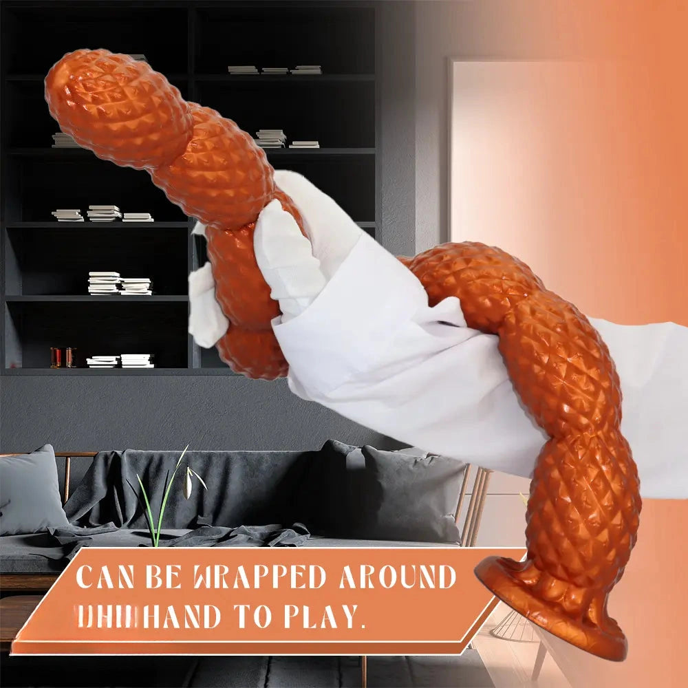 15.74in 23.62in Extra Long Whip Anal Plug Dildo Adult Couple Foreplay Toy