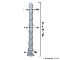 15.74in 23.62in Extra Long Whip Anal Plug Dildo Adult Couple Foreplay Toy