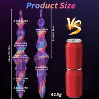 15.74in Dual Heads Monster Knots Huge Long Dildo For Anal Stimulation