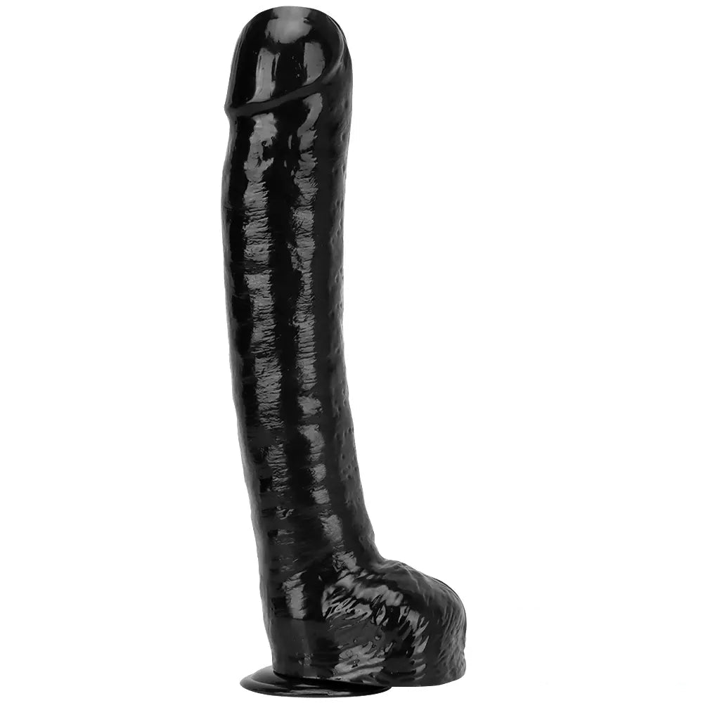 15.74in Extra Big Long Black Dildo Real BDSM Sex Toy For G spot Sex