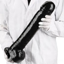 15.74in Extra Big Long Black Dildo Real BDSM Sex Toy For G spot Sex