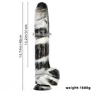 15.74in Huge Long PVC Cock Dildo Suction Cup Base For Men Women Adult