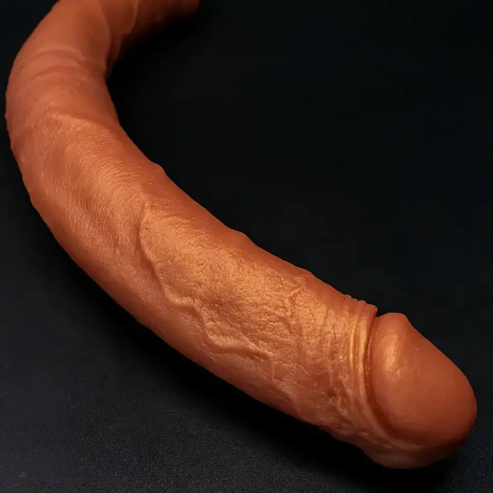 15.74in Soft Silicone Double-Headed Huge Long Anal Dildo For Lesbian