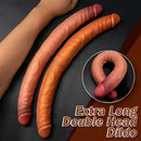 15.74in Soft Silicone Double-Headed Huge Long Anal Dildo For Lesbian