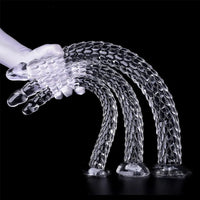 15.75in 19.69in 23.62in Huge Long Snake Scaly Clear Dildo Adult Toy