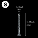 15.75in 19.69in 23.62in Huge Long Snake Scaly Clear Dildo Adult Toy