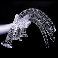 15.75in 19.69in 23.62in Huge Long Snake Scaly Clear Dildo Adult Toy