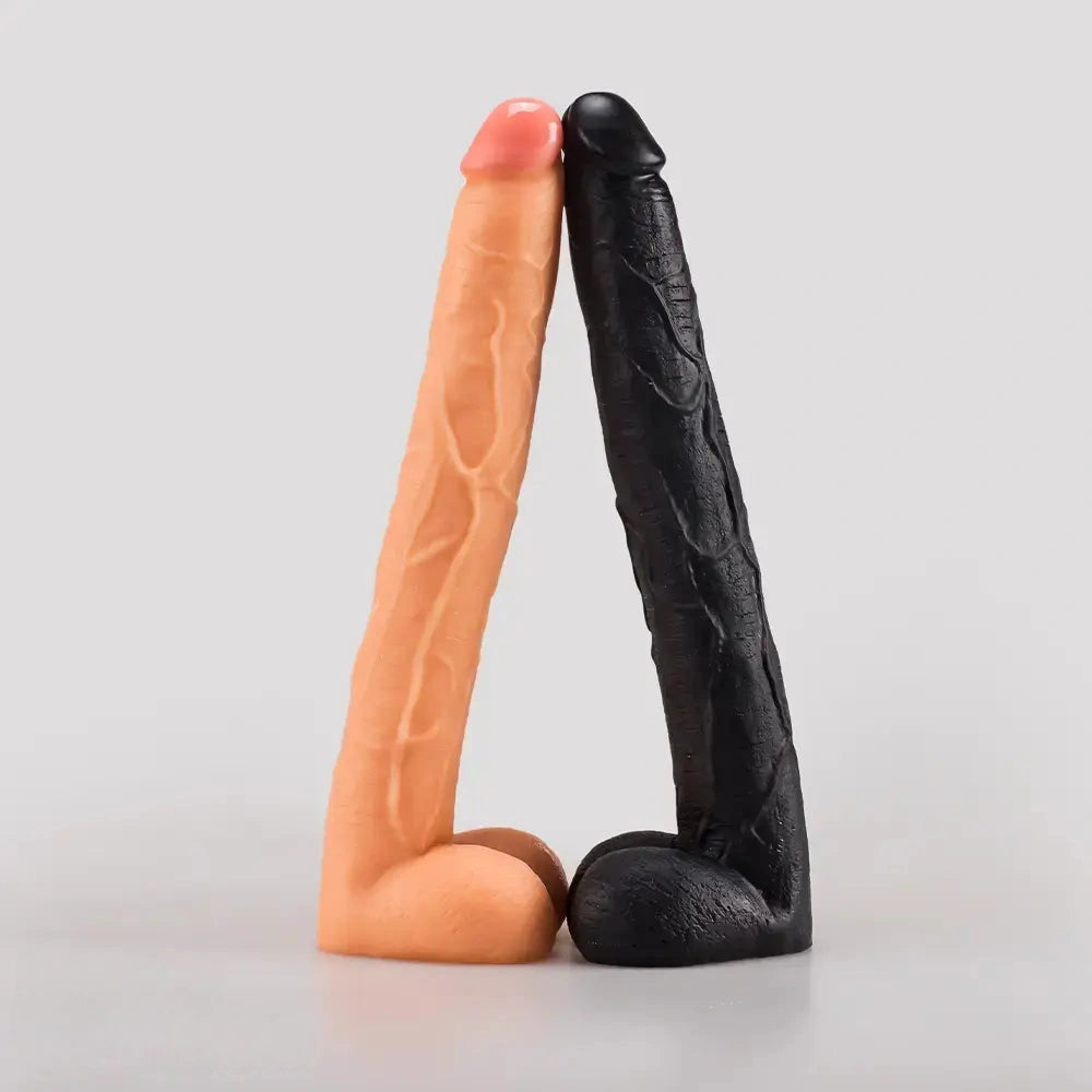 15.75in Extra Long Huge PVC Skin Feeling Dildo Sex Toy For Women
