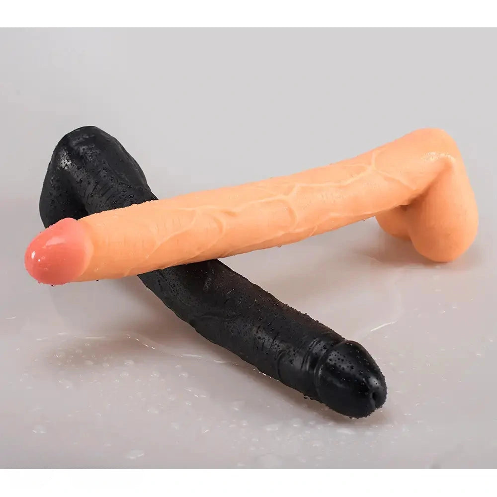 15.75in Extra Long Huge PVC Skin Feeling Dildo Sex Toy For Women