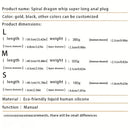 15.78in 19.28in 23.42in Extra-Long Silicone Male Female Dildo With Scale