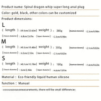 15.78in 19.28in 23.42in Extra-Long Silicone Male Female Dildo With Scale