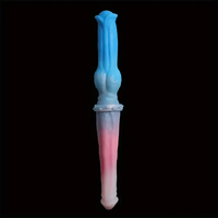 15.7in Long Large Double Sided Liquid Silicone Dog Horse Dildo