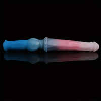 15.7in Long Large Double Sided Liquid Silicone Dog Horse Dildo