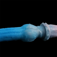 15.7in Long Large Double Sided Liquid Silicone Dog Horse Dildo