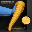 15in Gold Silicone Octopus Legs Extra Large Thick Long Dildo For Love