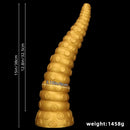 15in Gold Silicone Octopus Legs Extra Large Thick Long Dildo For Love
