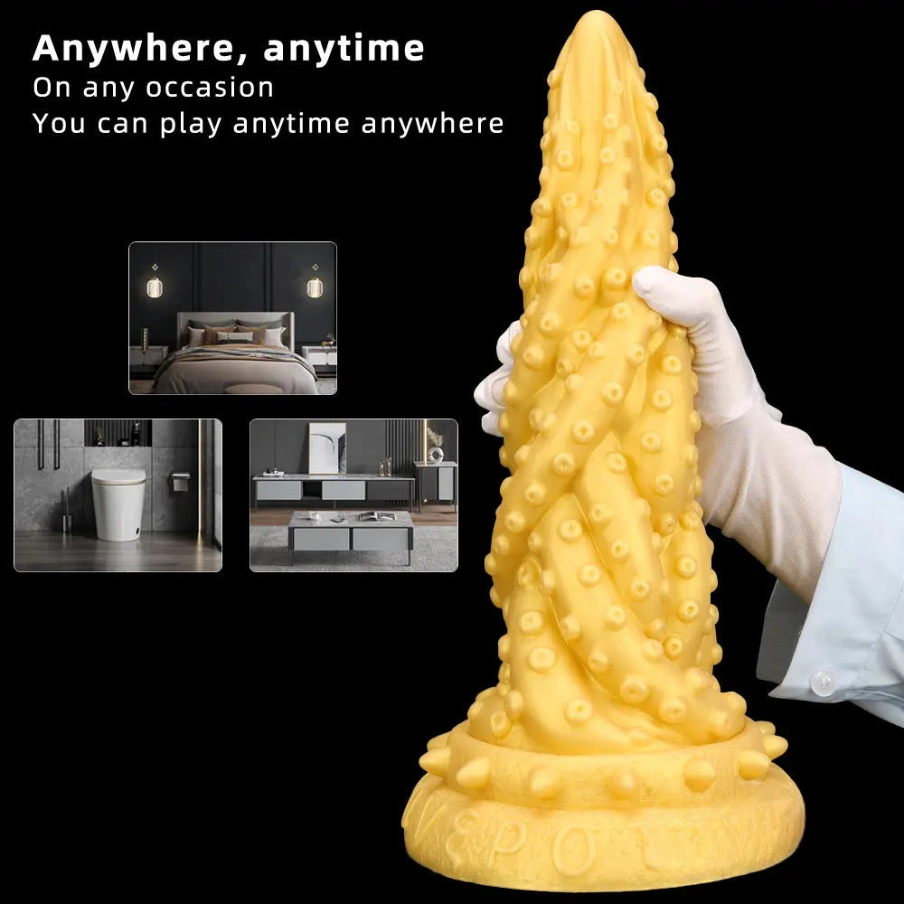 15in Liquid Large Soft Silicone Fantasy Thick Octopus Dildo Love Toy