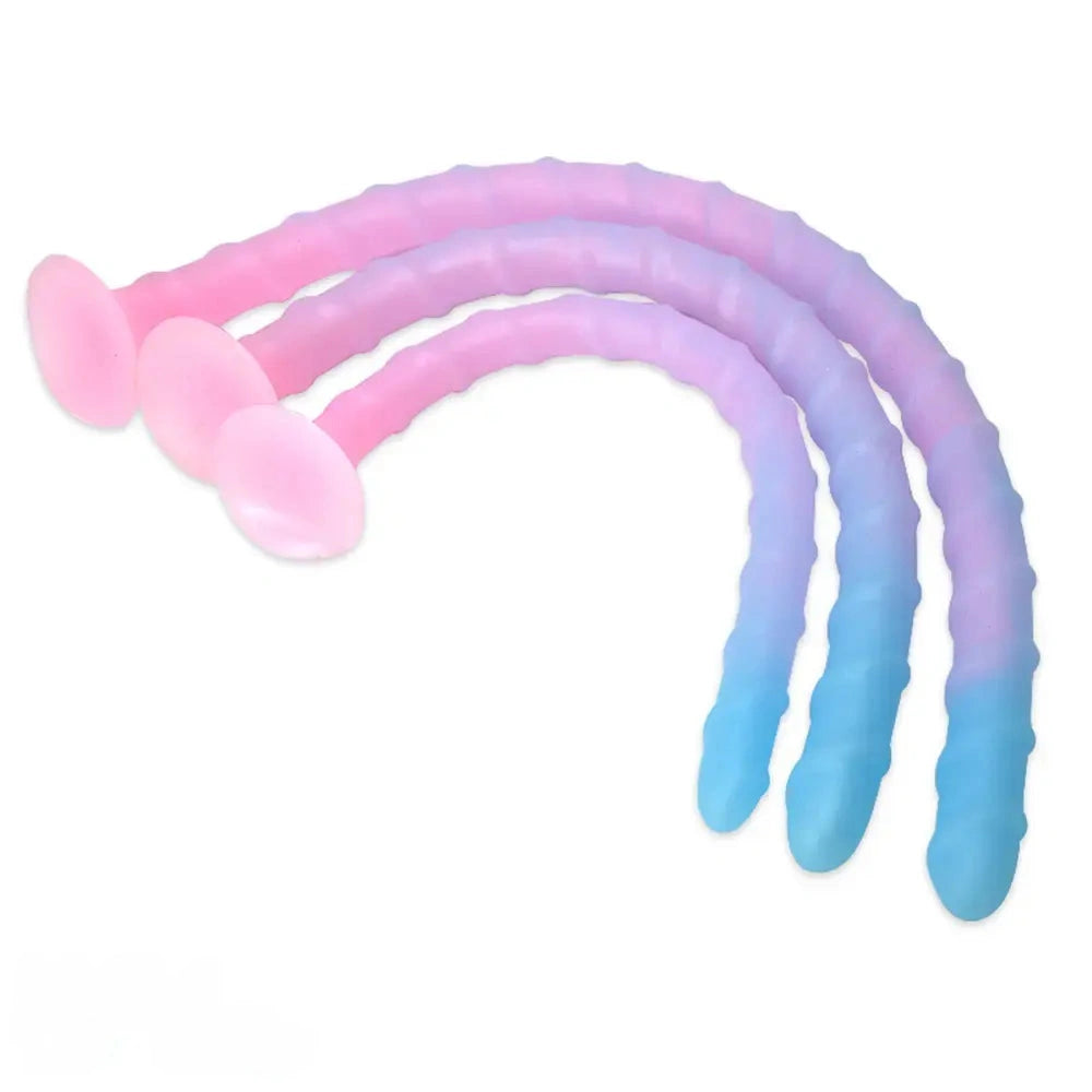 16.14in 19.69in 24.21in Luminous Monster Soft Luminous Glowing Dildo