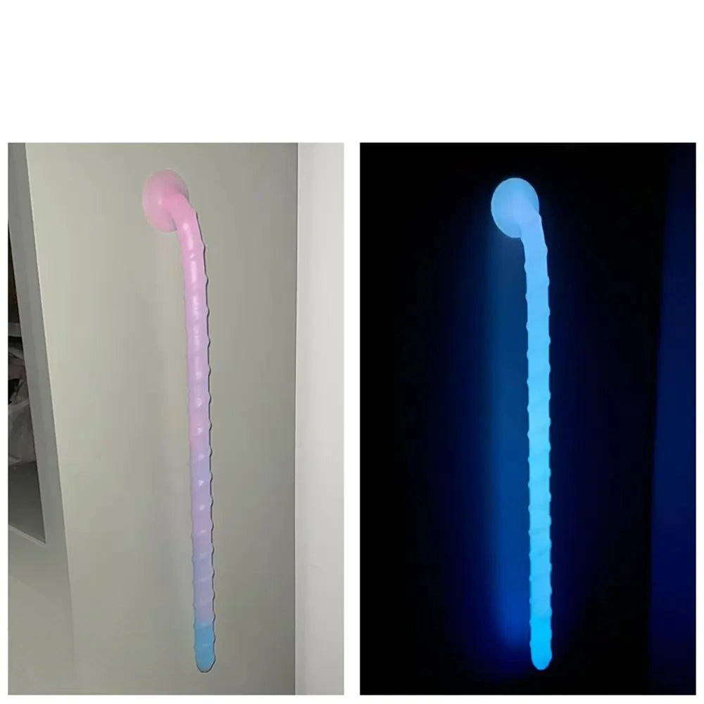 16.14in 19.69in 24.21in Luminous Monster Soft Luminous Glowing Dildo