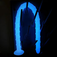 16.14in 19.69in 24.21in Luminous Monster Soft Luminous Glowing Dildo