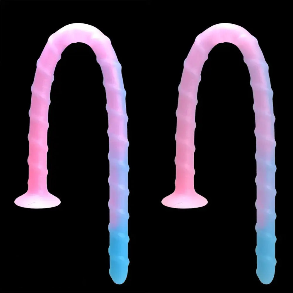 16.14in 19.69in 24.21in Luminous Monster Soft Luminous Glowing Dildo